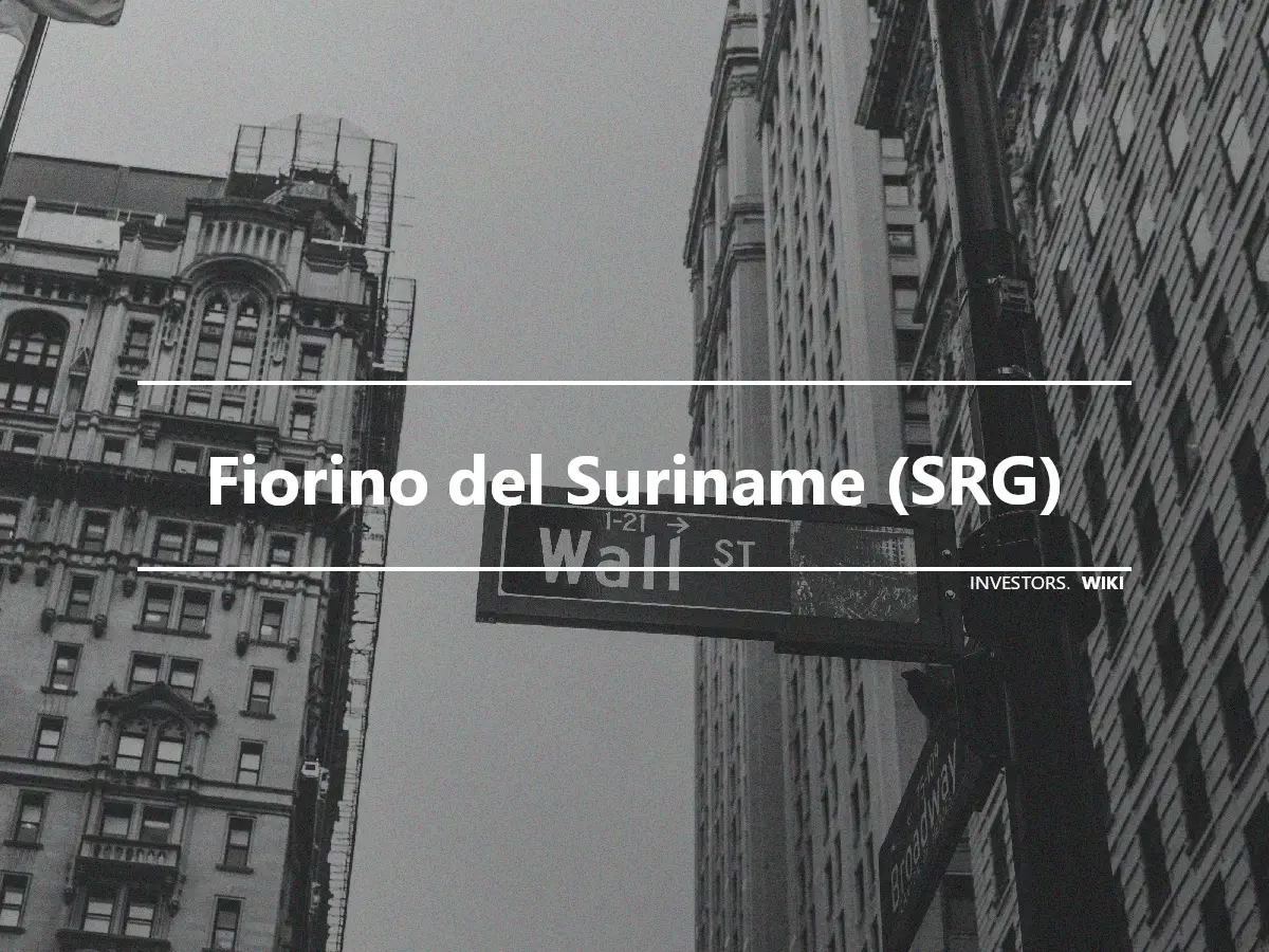 Fiorino del Suriname (SRG)