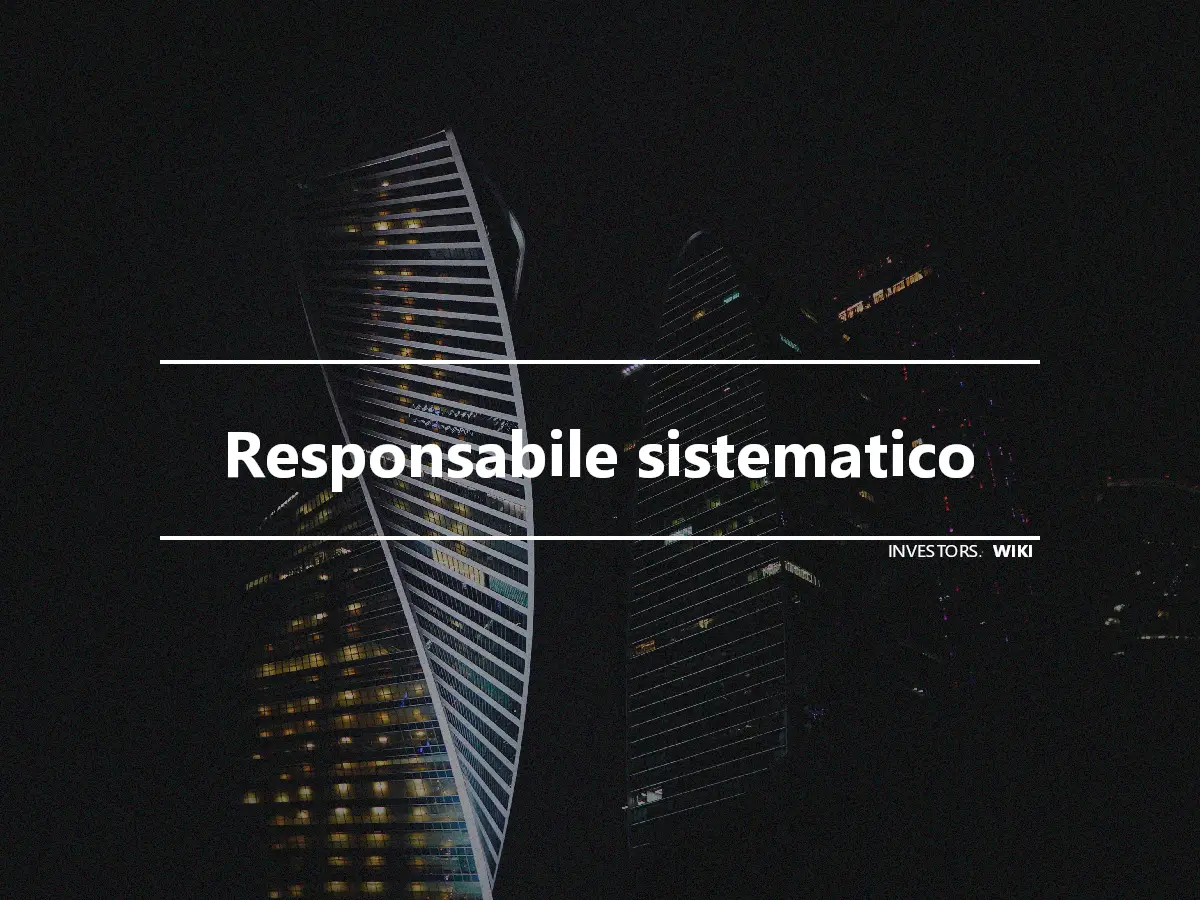 Responsabile sistematico