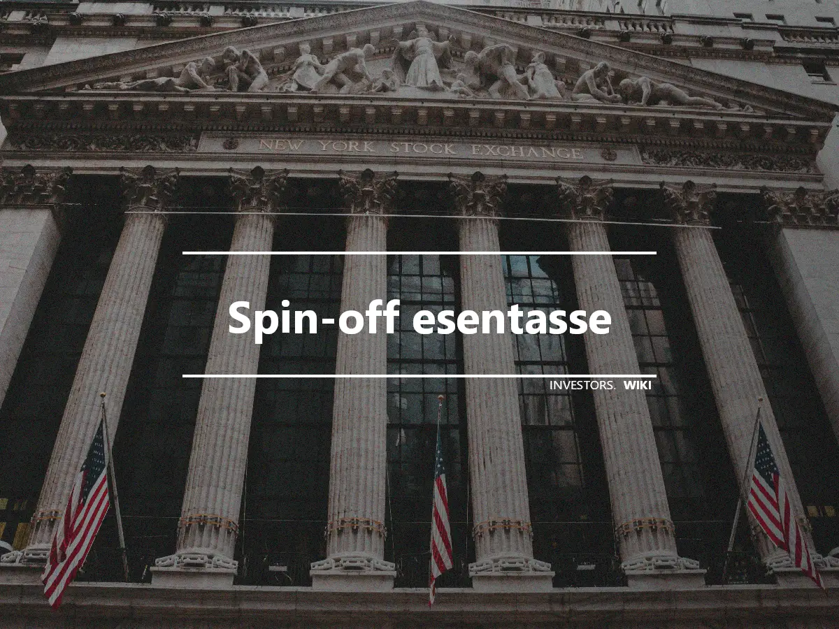 Spin-off esentasse