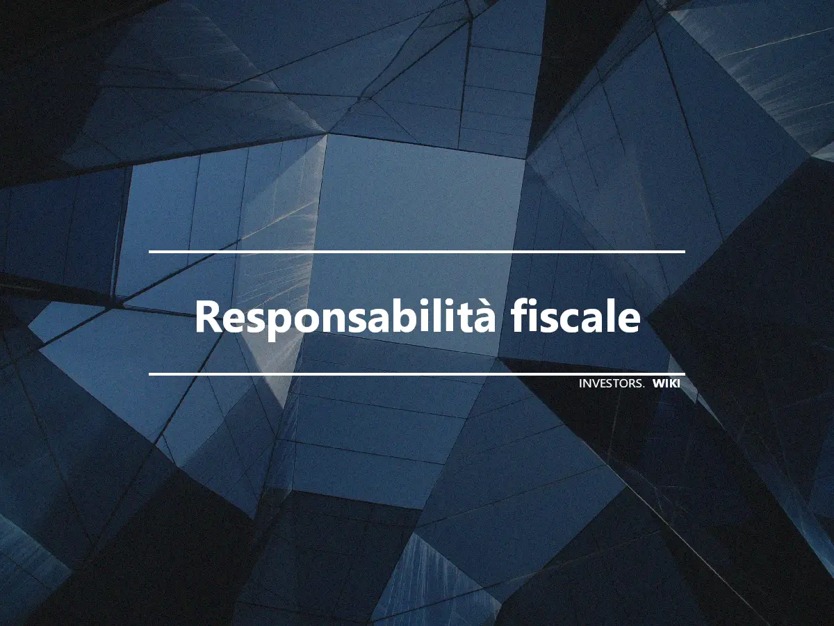 Responsabilità fiscale
