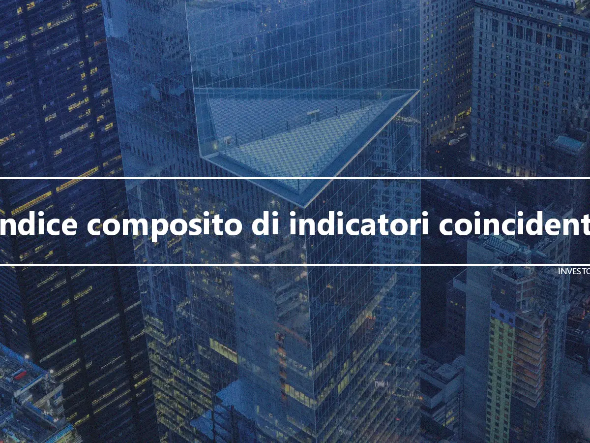 Indice composito di indicatori coincidenti