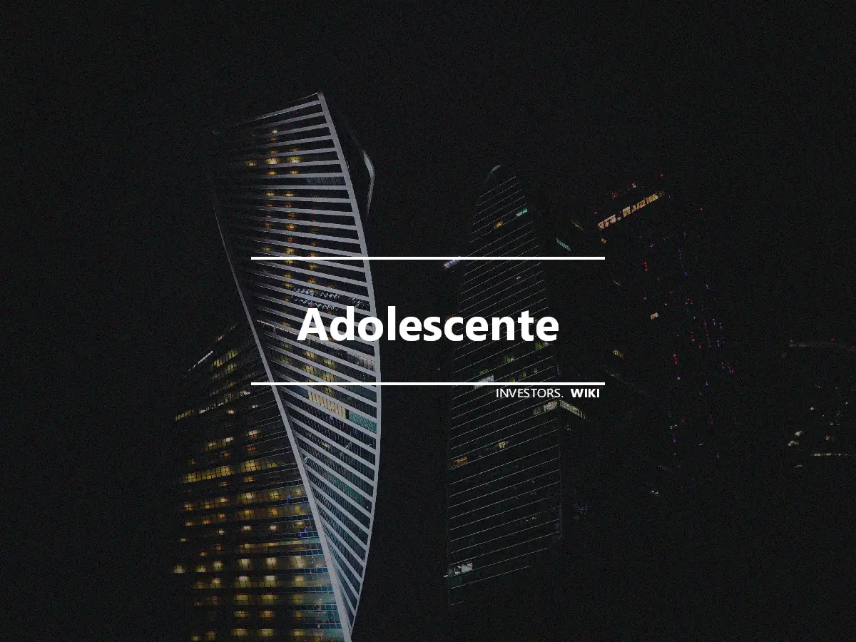 Adolescente