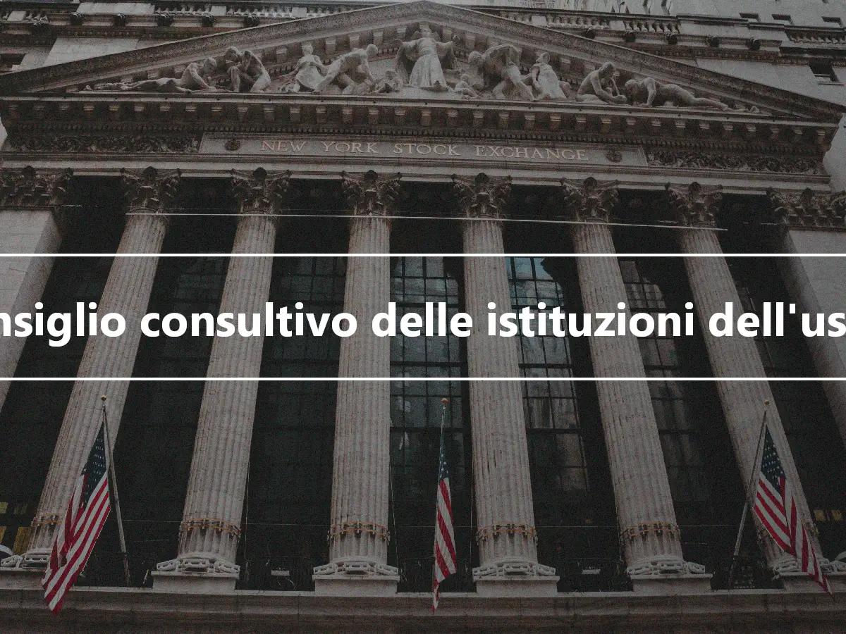 Consiglio consultivo delle istituzioni dell'usato