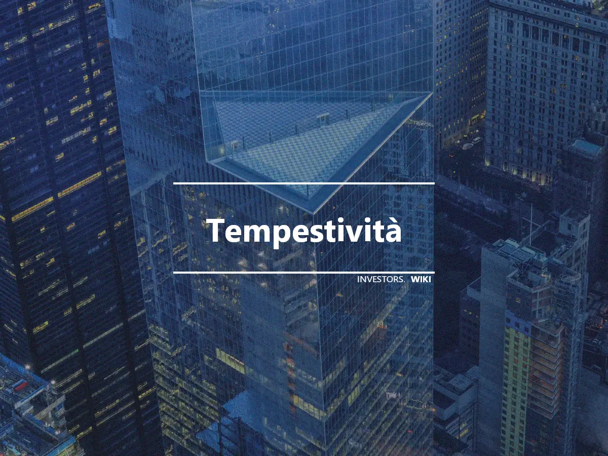 Tempestività