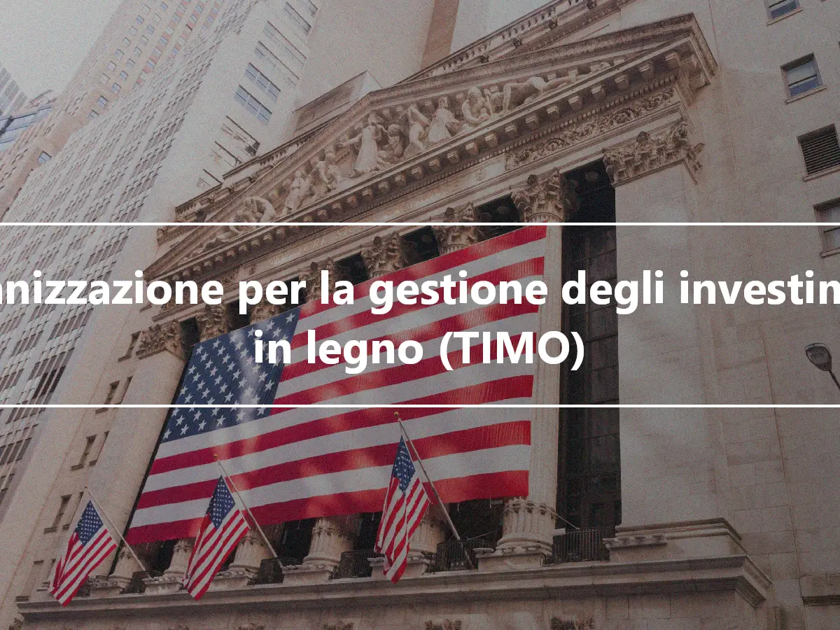 Organizzazione per la gestione degli investimenti in legno (TIMO)