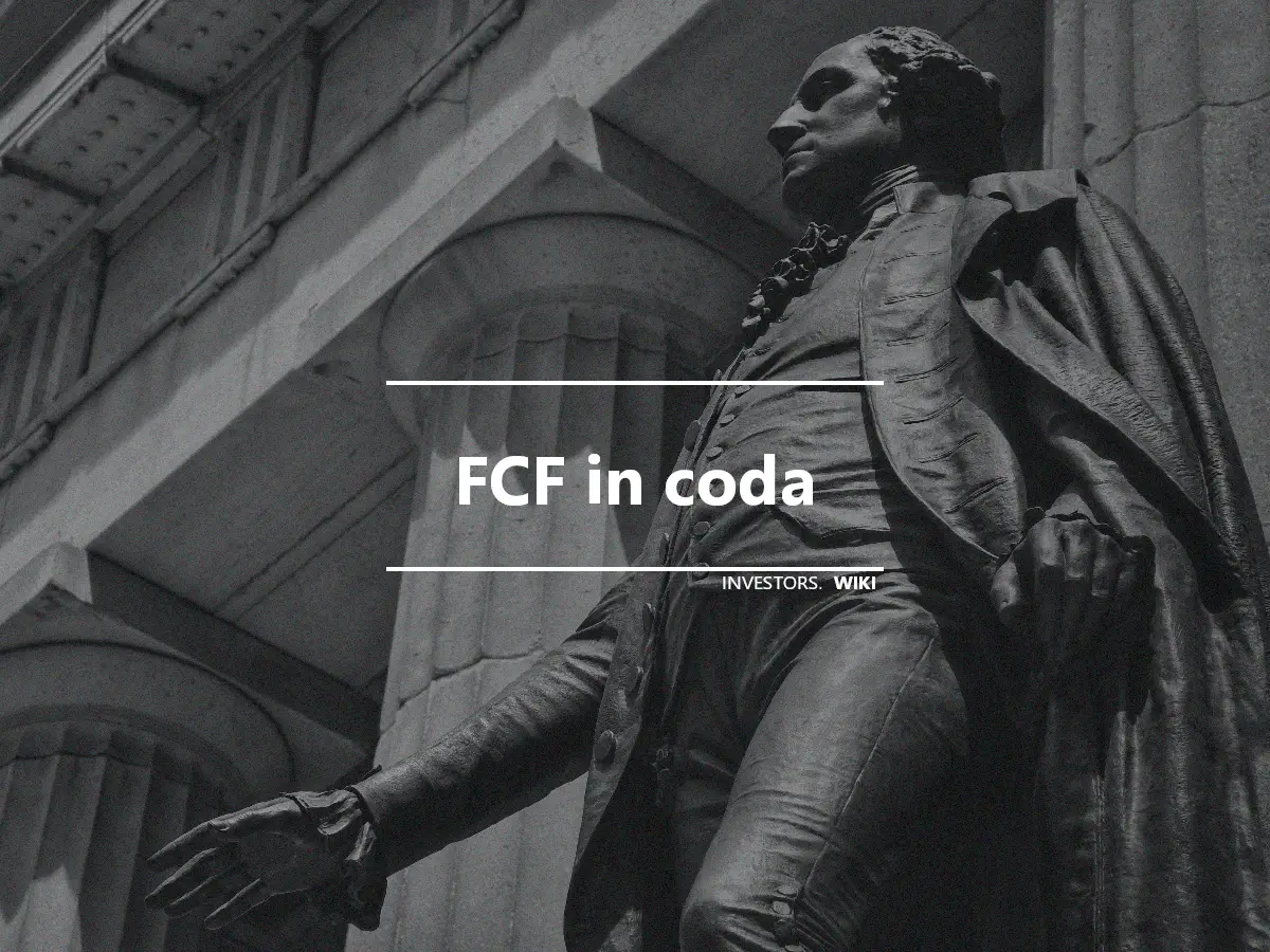 FCF in coda