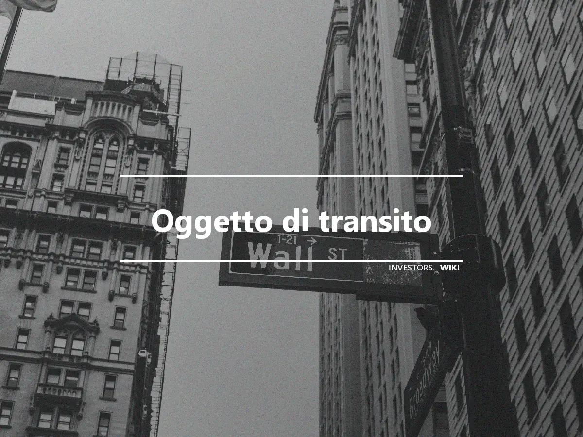 Oggetto di transito