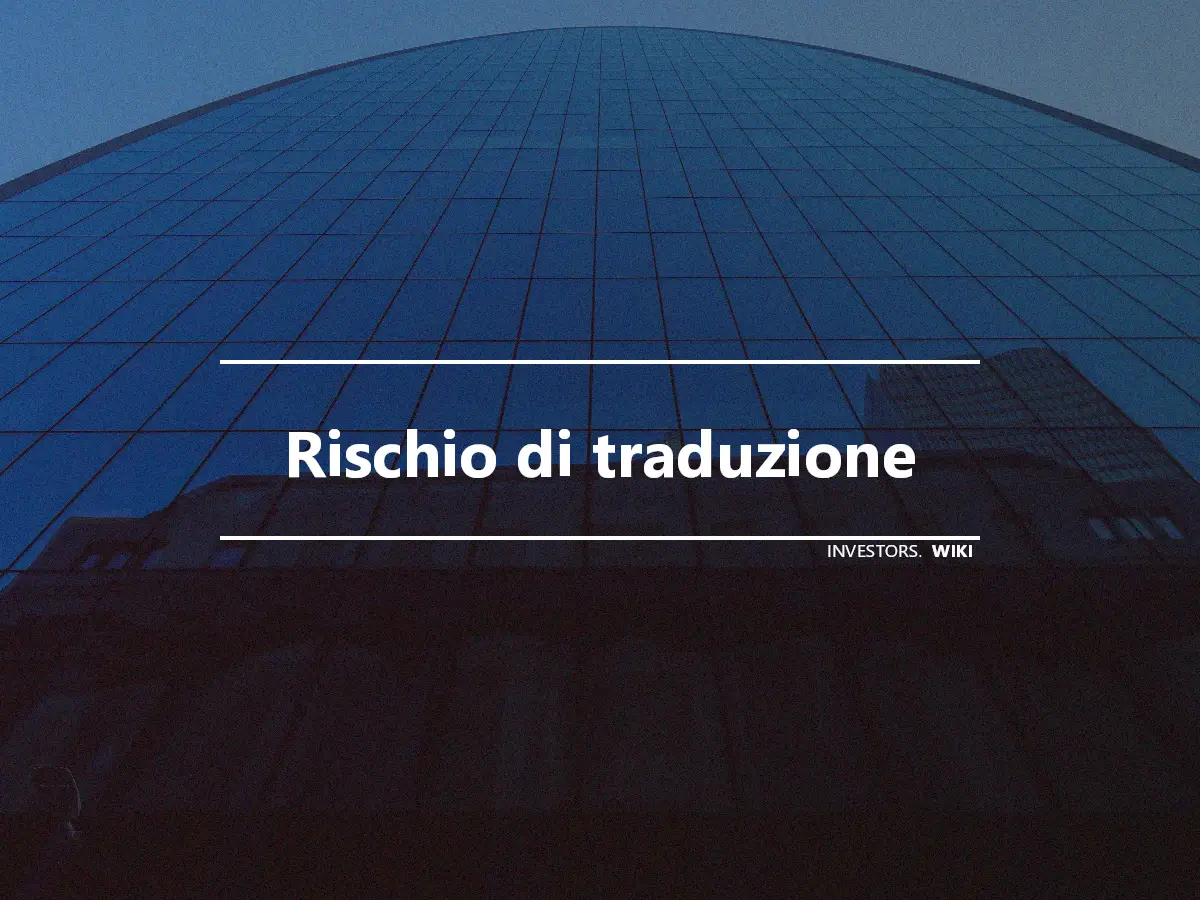 Rischio di traduzione