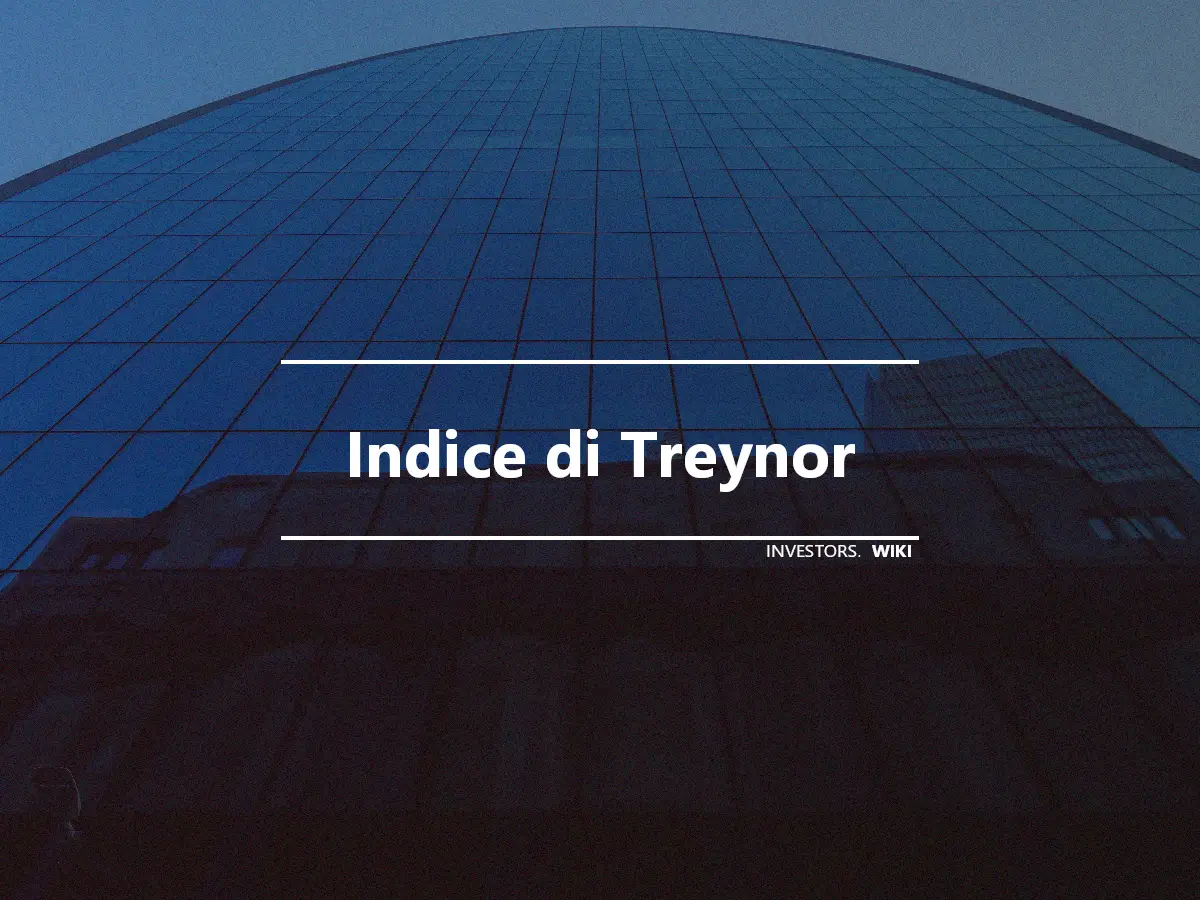 Indice di Treynor