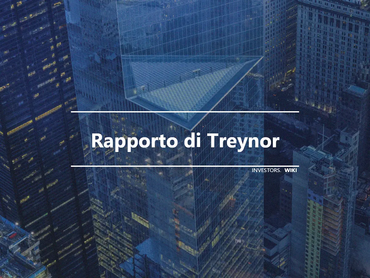 Rapporto di Treynor