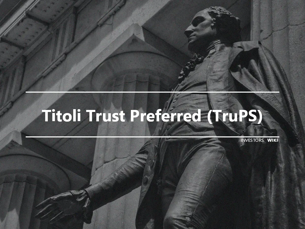 Titoli Trust Preferred (TruPS)