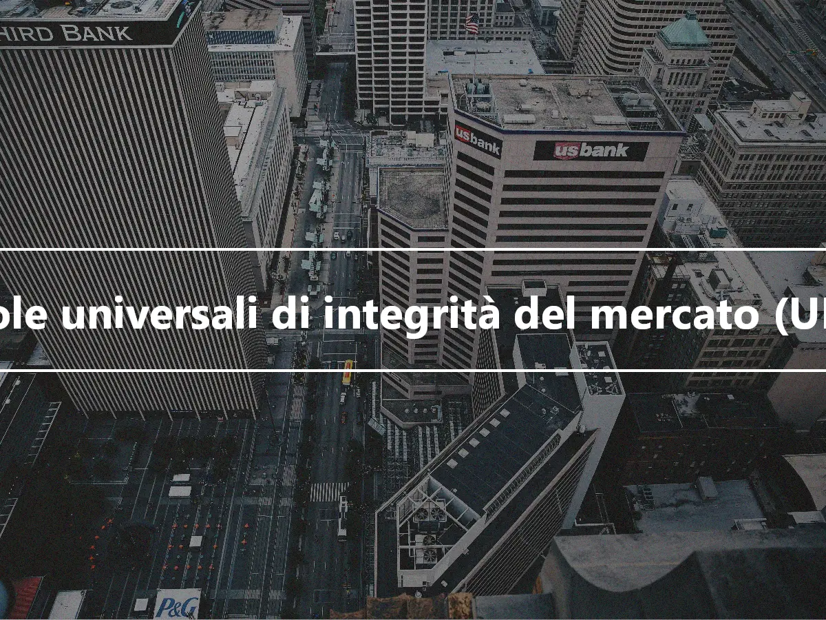 Regole universali di integrità del mercato (UMIR)