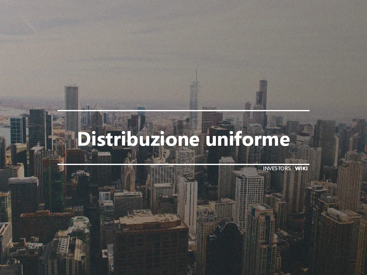 Distribuzione uniforme