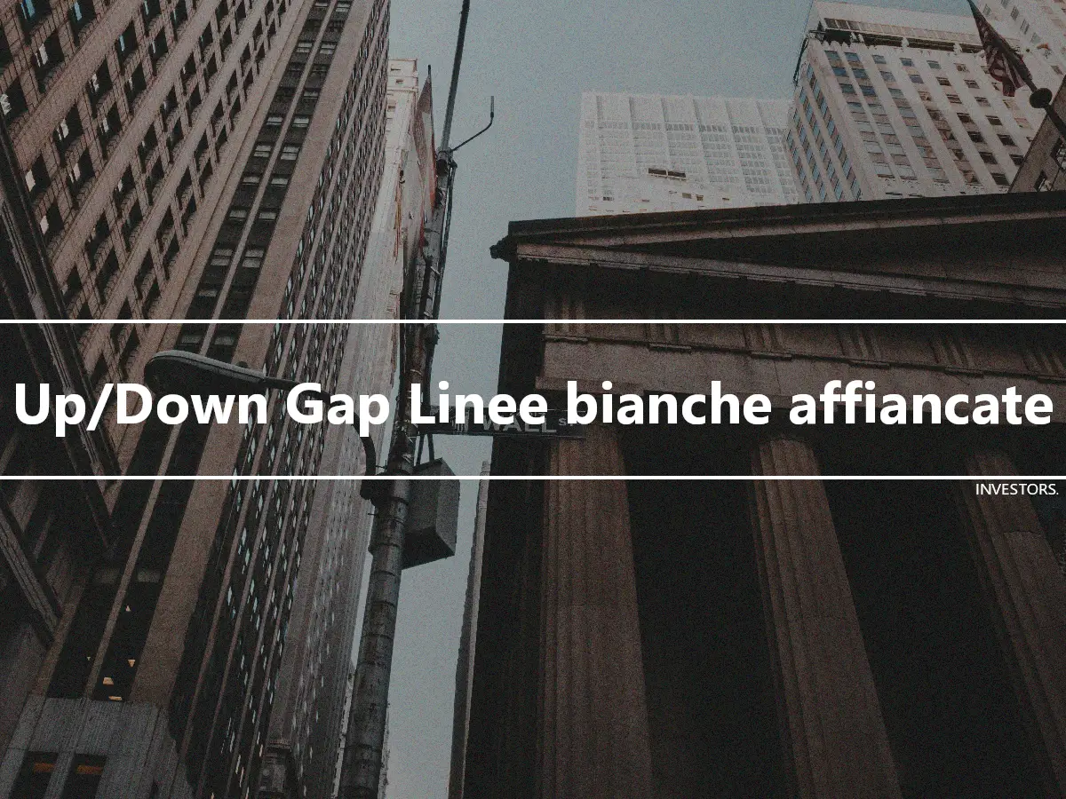 Up/Down Gap Linee bianche affiancate