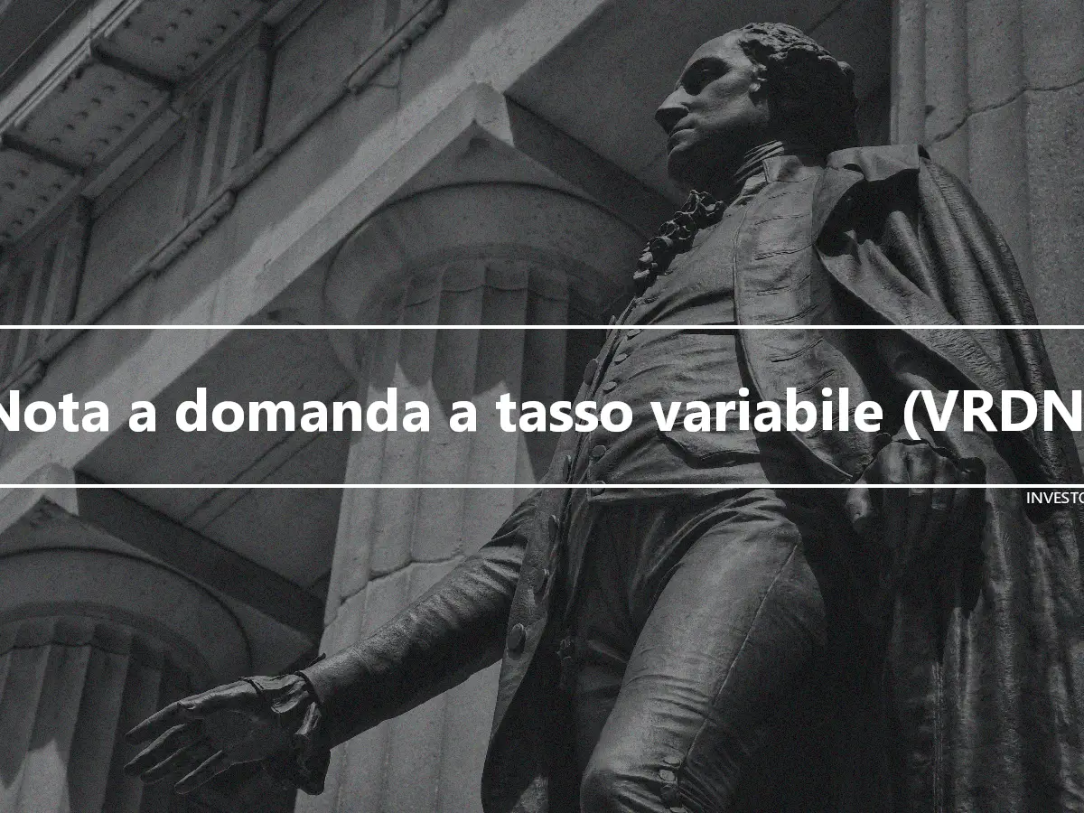 Nota a domanda a tasso variabile (VRDN)