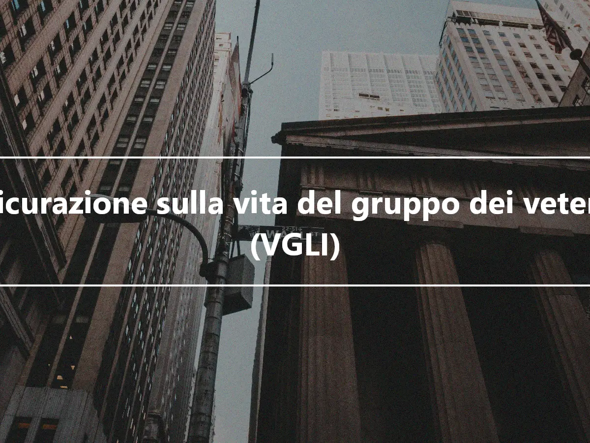 Assicurazione sulla vita del gruppo dei veterani (VGLI)