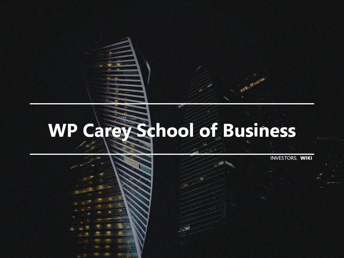 WP Carey School of Business