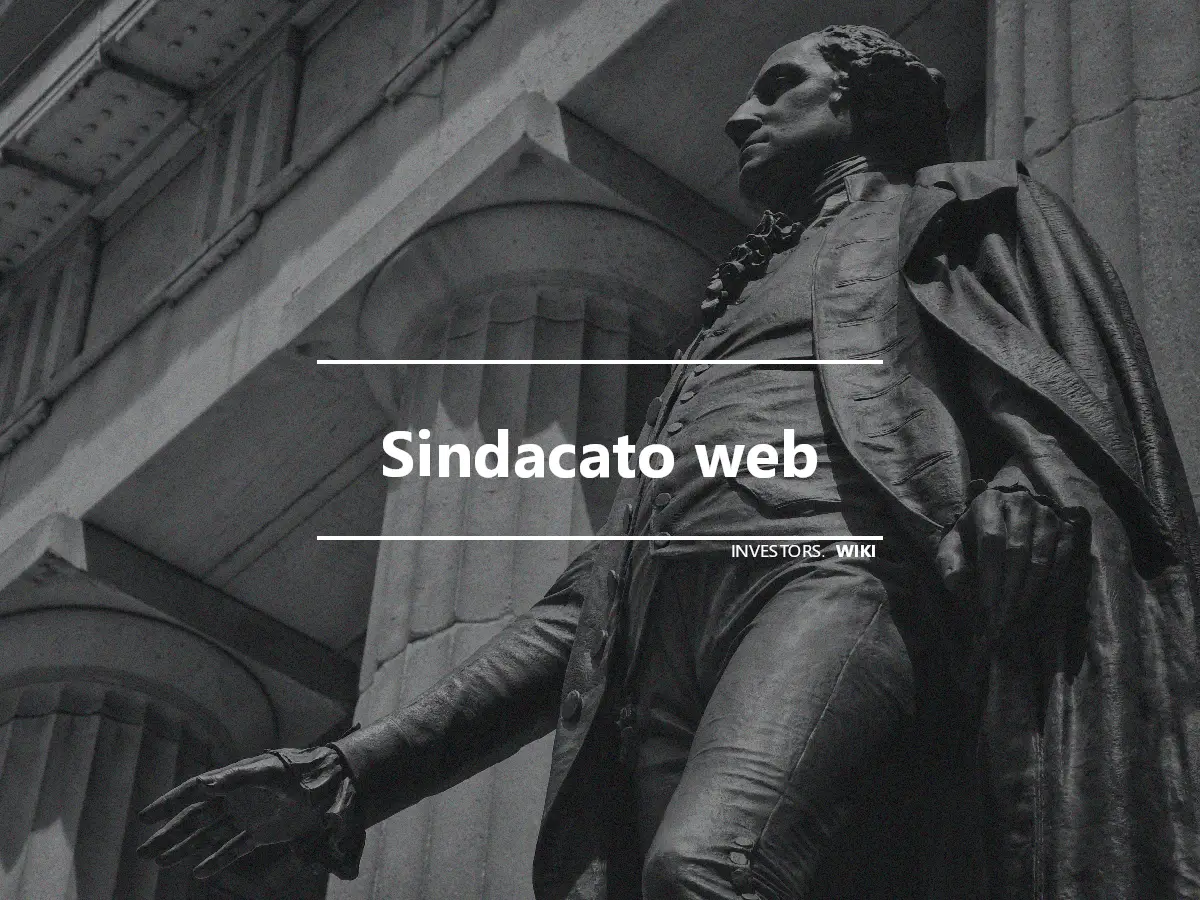 Sindacato web