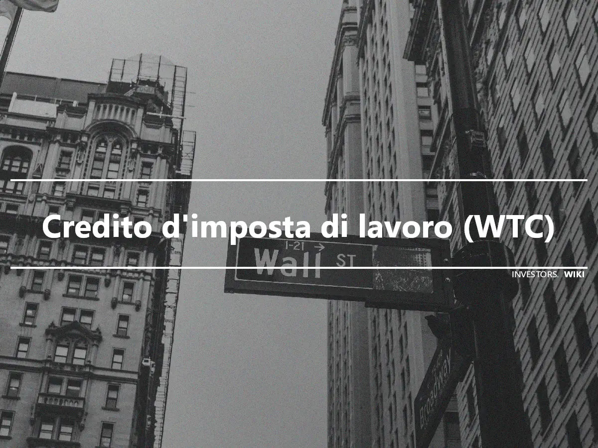 Credito d'imposta di lavoro (WTC)