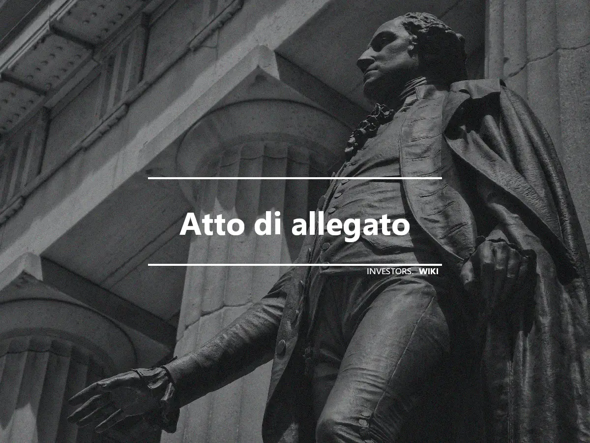 Atto di allegato