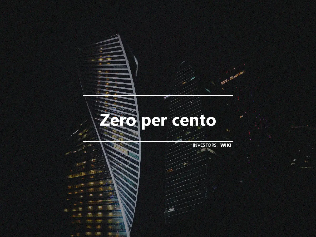 Zero per cento