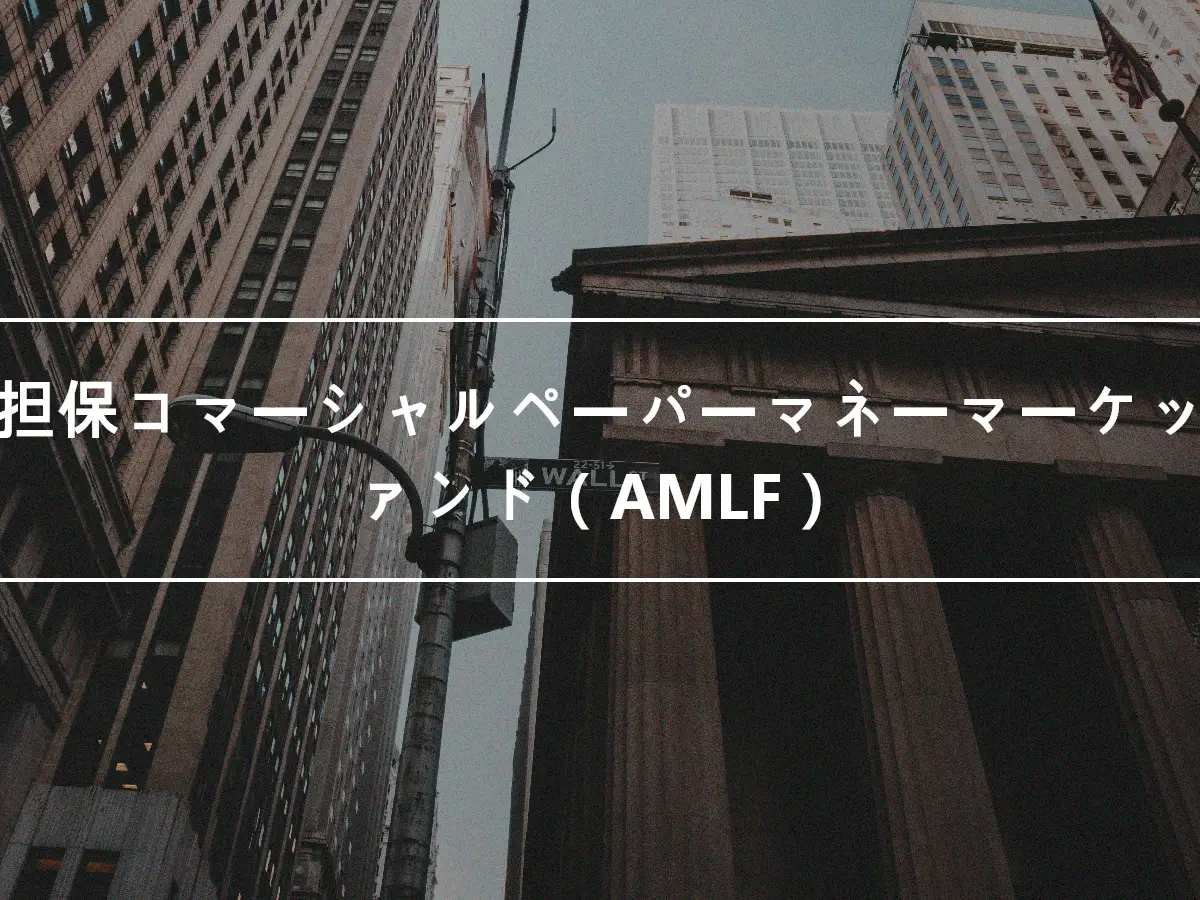 資産担保コマーシャルペーパーマネーマーケットファンド（AMLF）