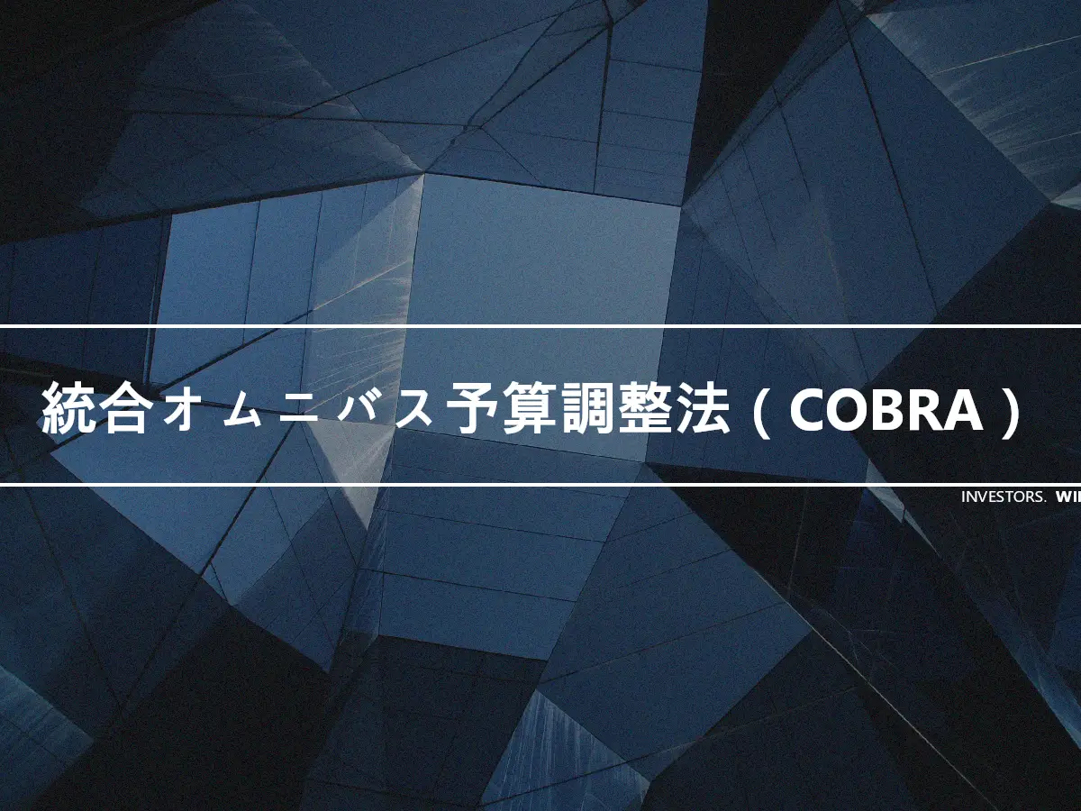 統合オムニバス予算調整法（COBRA）