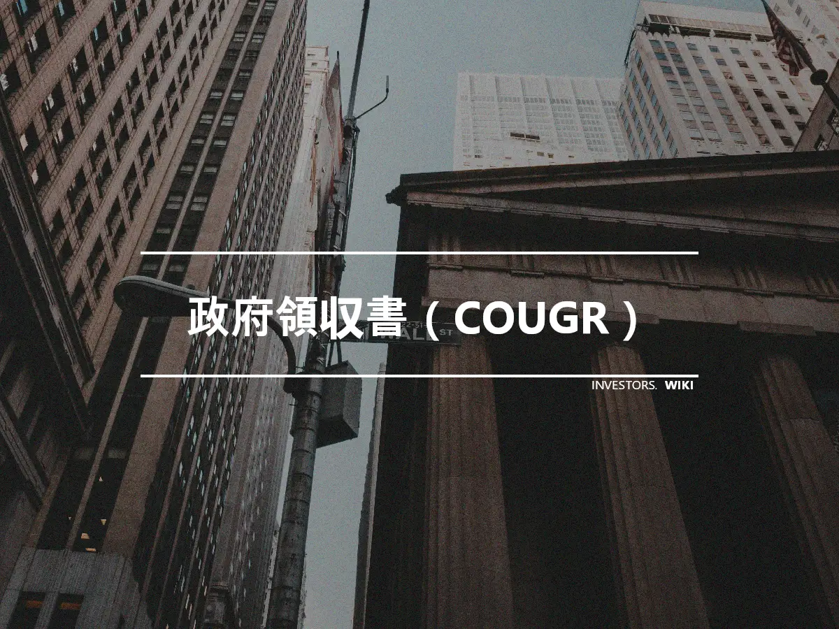 政府領収書（COUGR）