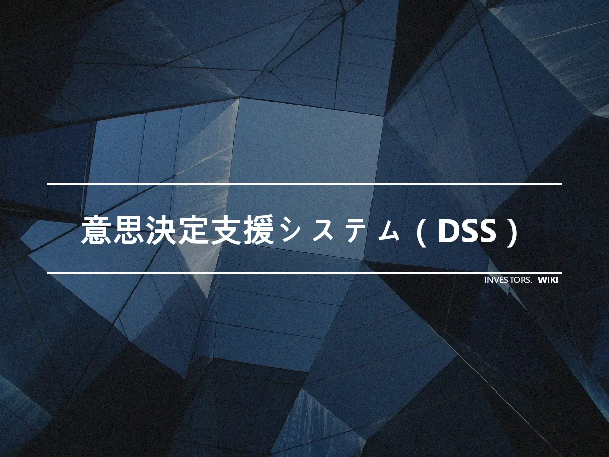 意思決定支援システム（DSS）