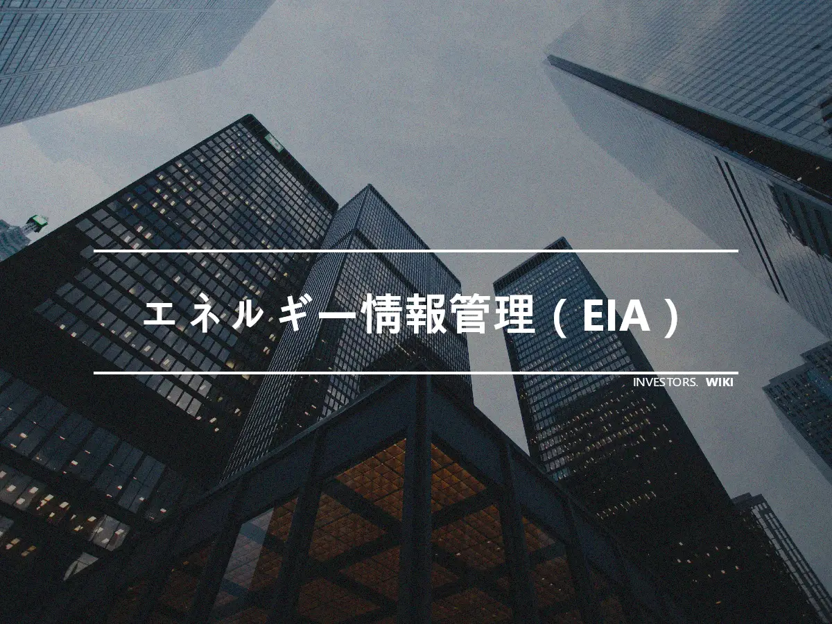 エネルギー情報管理（EIA）