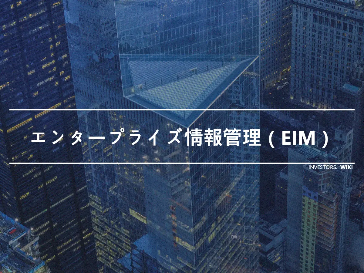エンタープライズ情報管理（EIM）