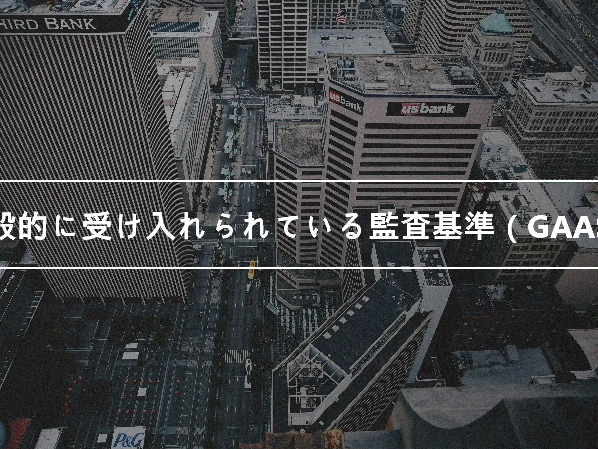 一般的に受け入れられている監査基準（GAAS）