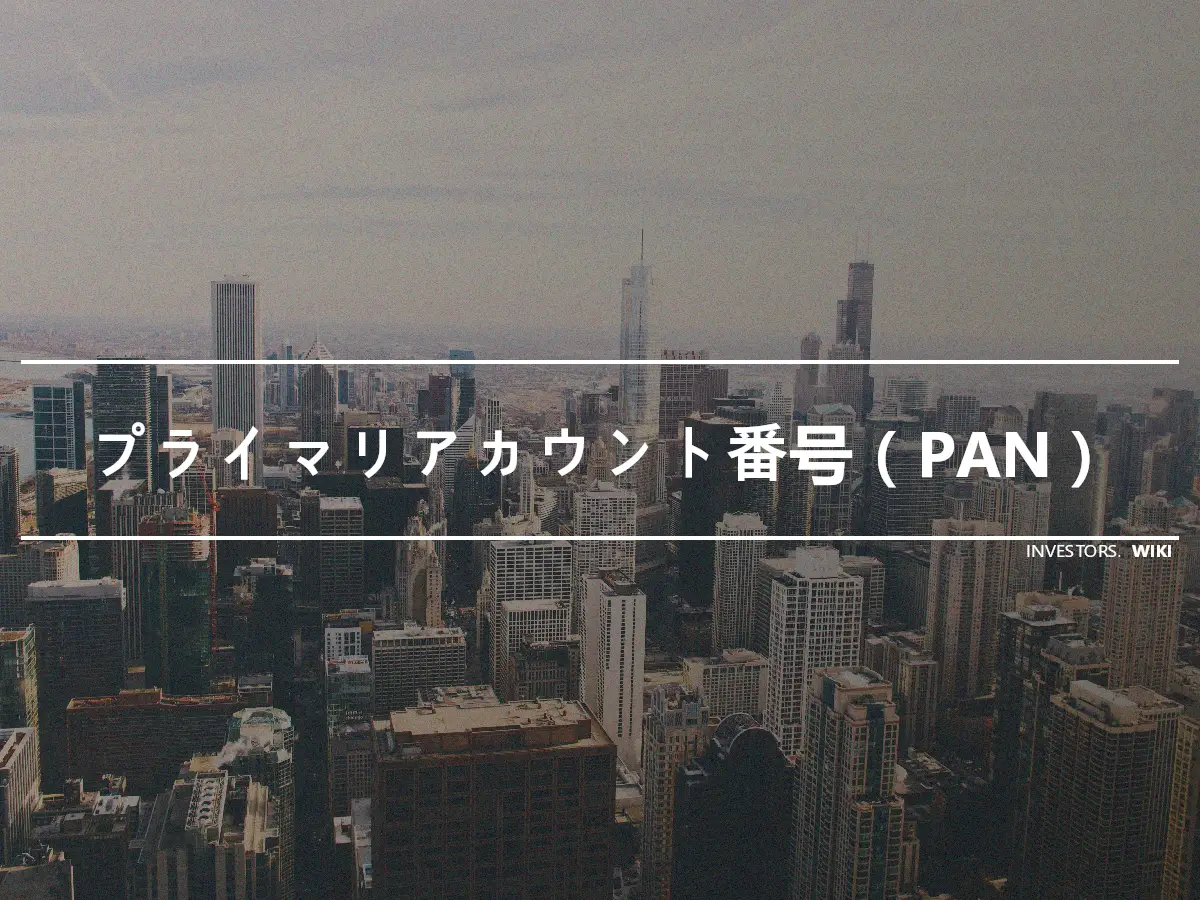 プライマリアカウント番号（PAN）