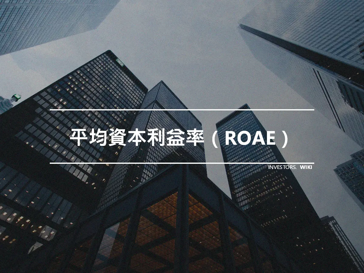 平均資本利益率（ROAE）