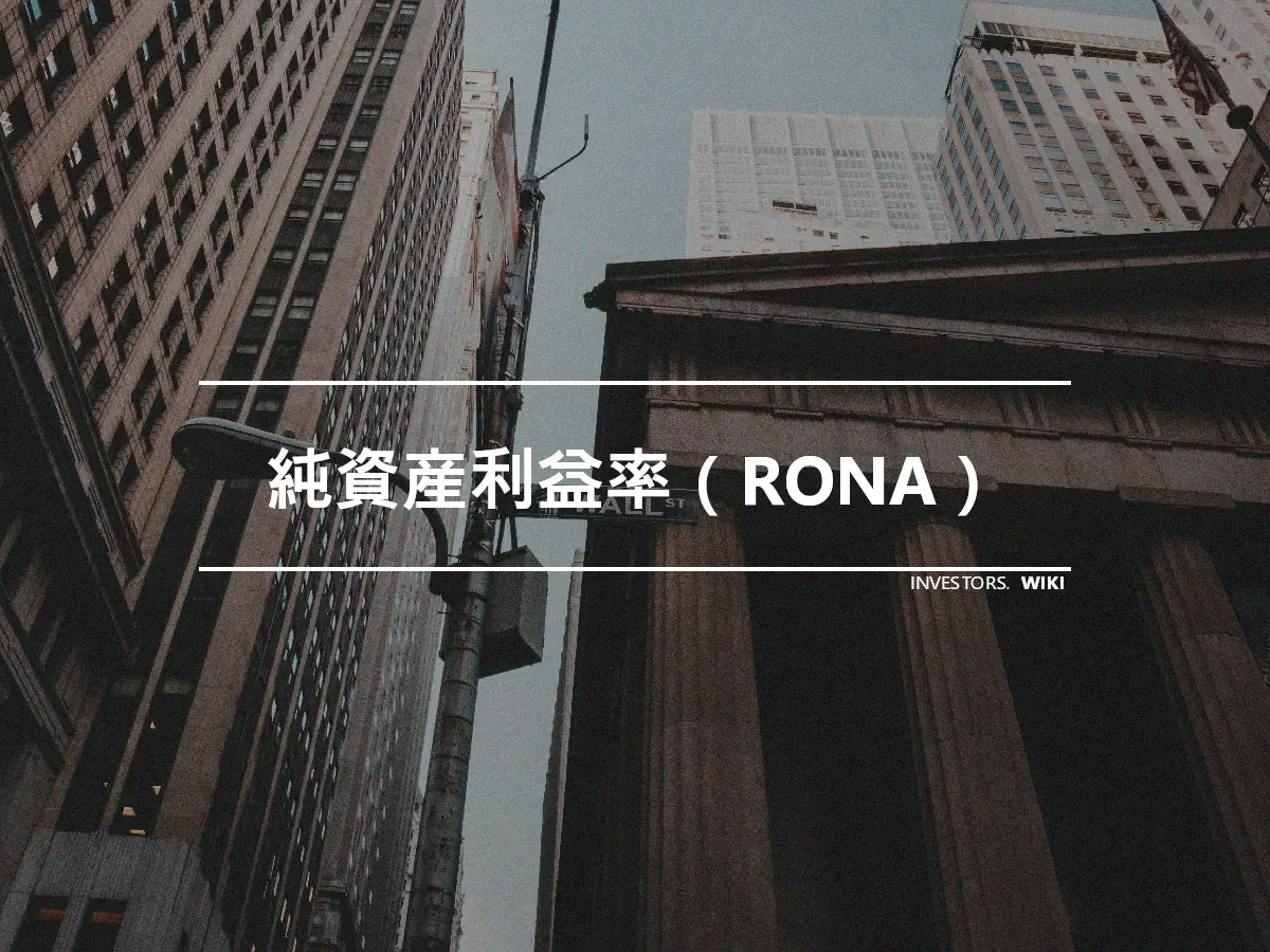 純資産利益率（RONA）