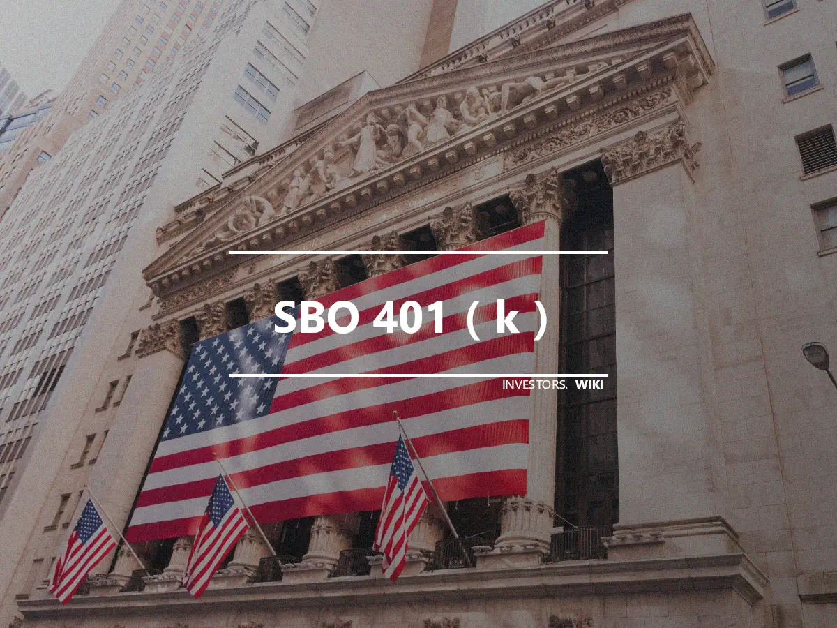 SBO 401（k）