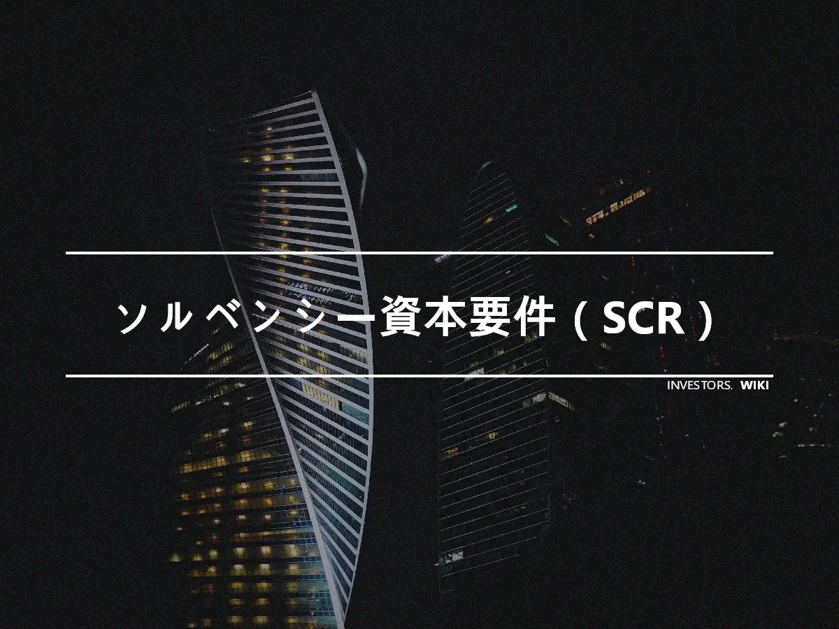 ソルベンシー資本要件（SCR）