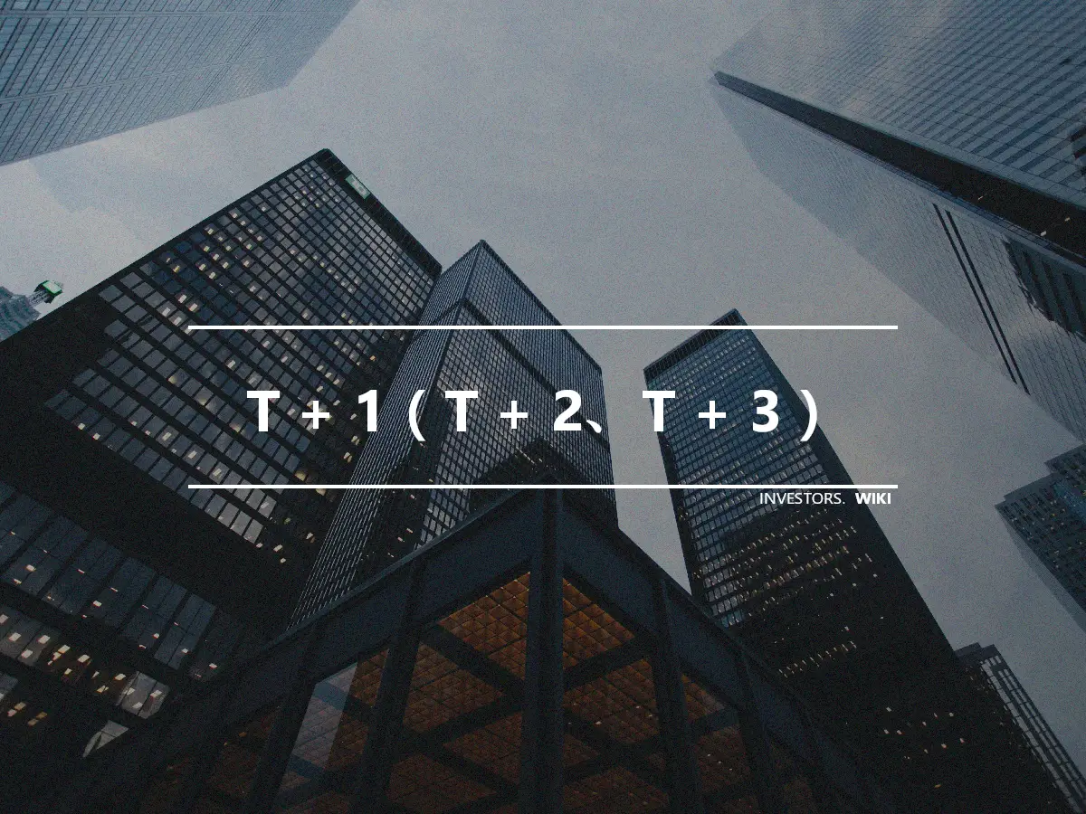 T + 1（T + 2、T + 3）