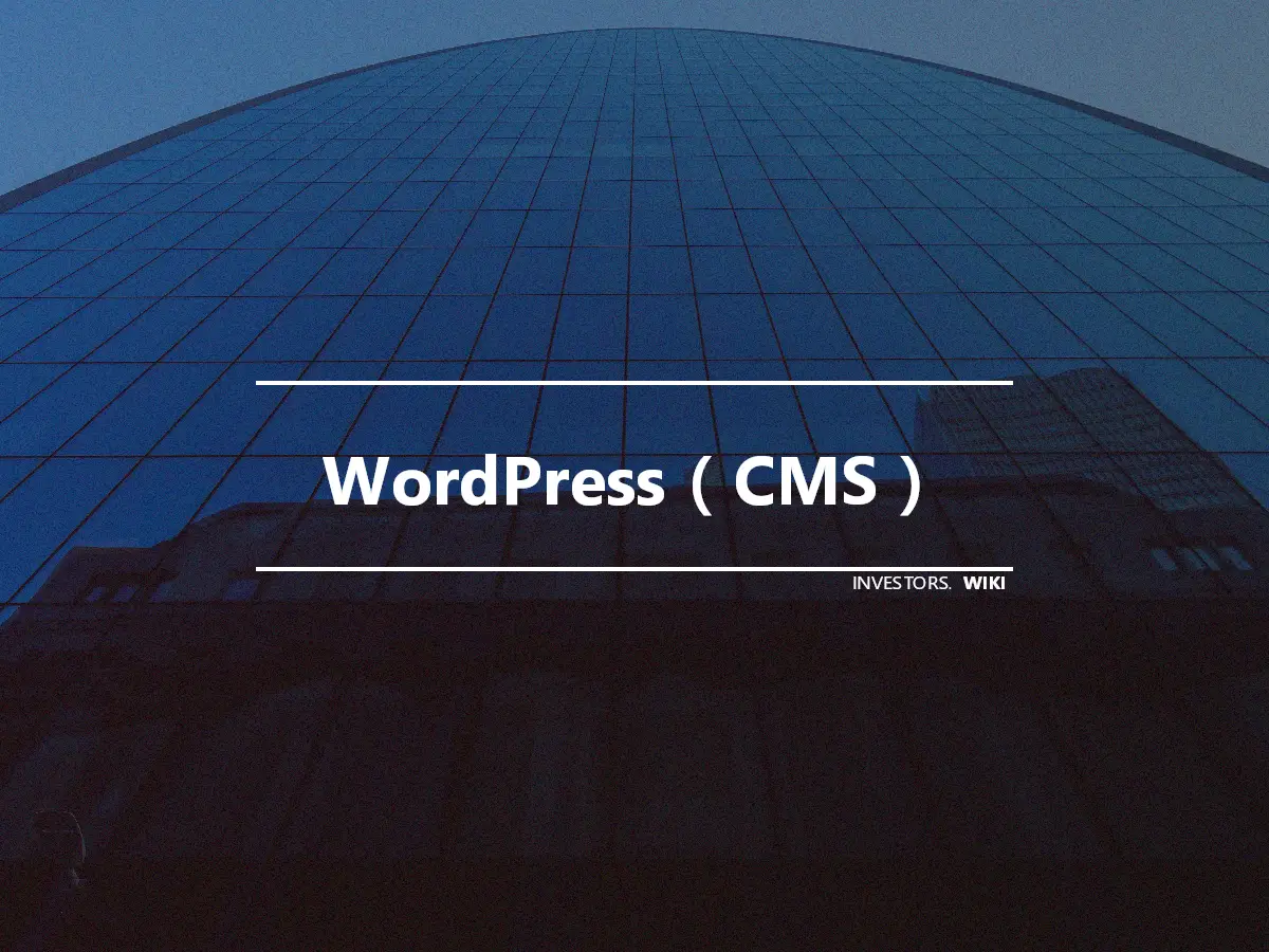 WordPress（CMS）
