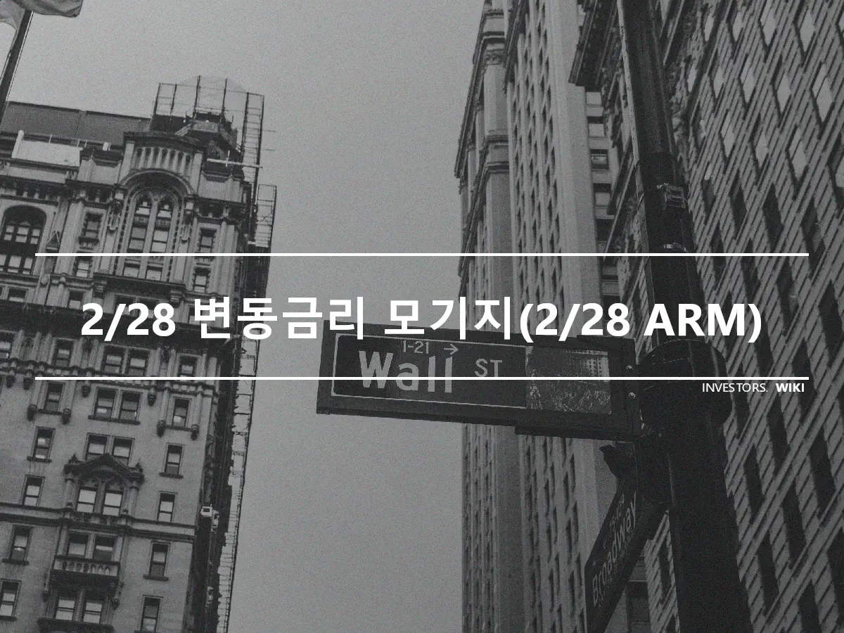 2/28 변동금리 모기지(2/28 ARM)