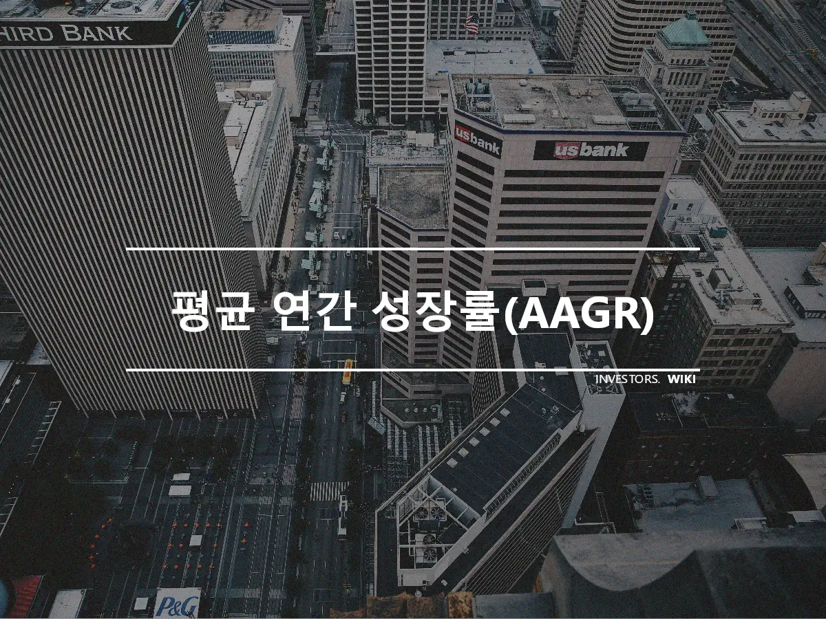 평균 연간 성장률(AAGR)