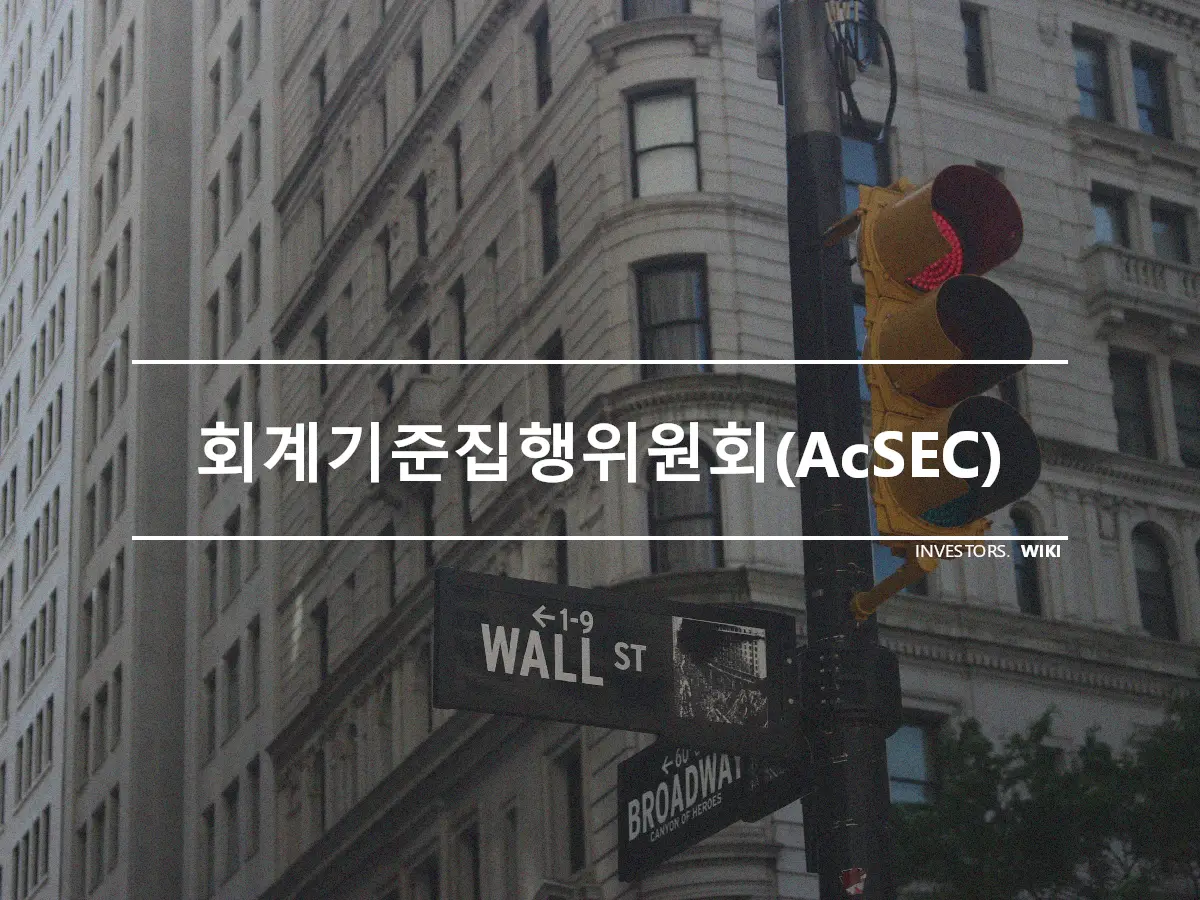 회계기준집행위원회(AcSEC)