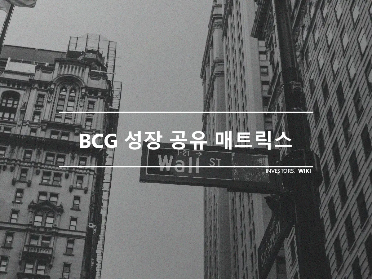 BCG 성장 공유 매트릭스