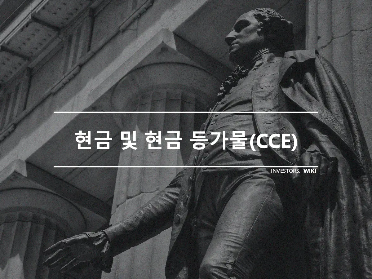 현금 및 현금 등가물(CCE)