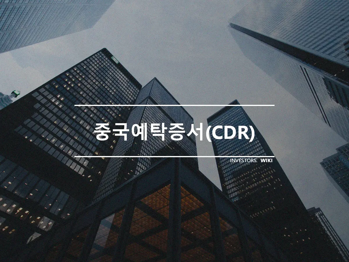 중국예탁증서(CDR)