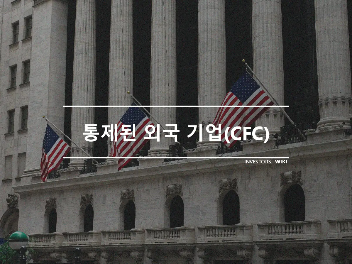 통제된 외국 기업(CFC)