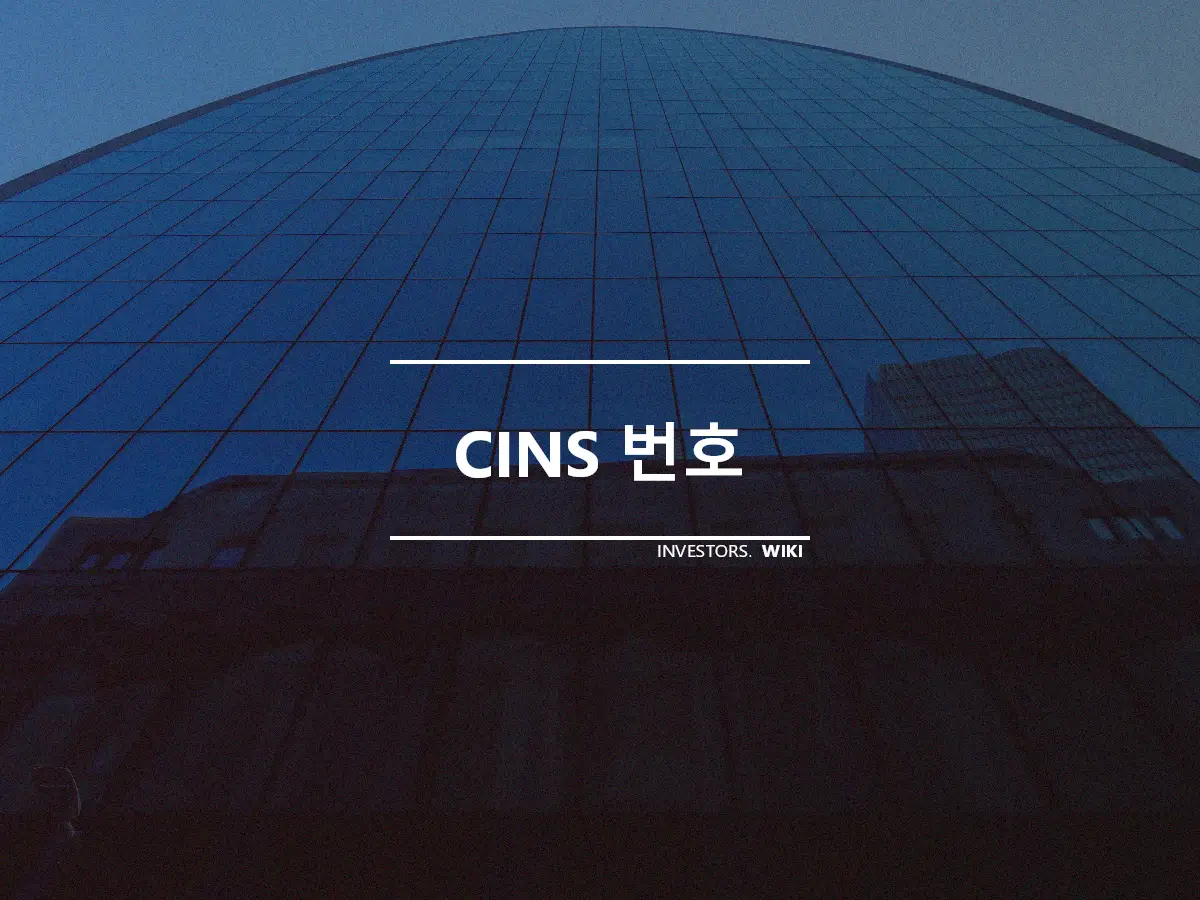 CINS 번호