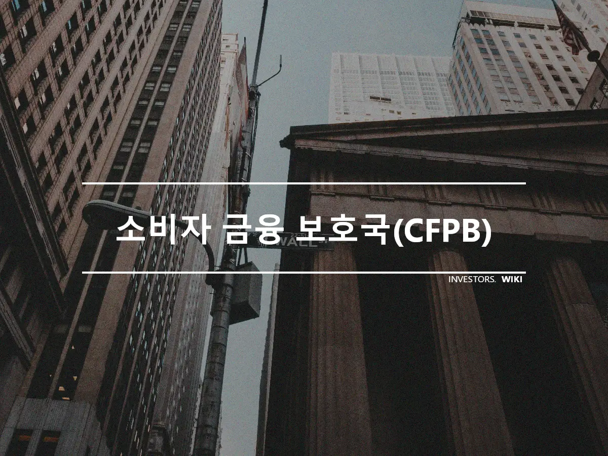 소비자 금융 보호국(CFPB)