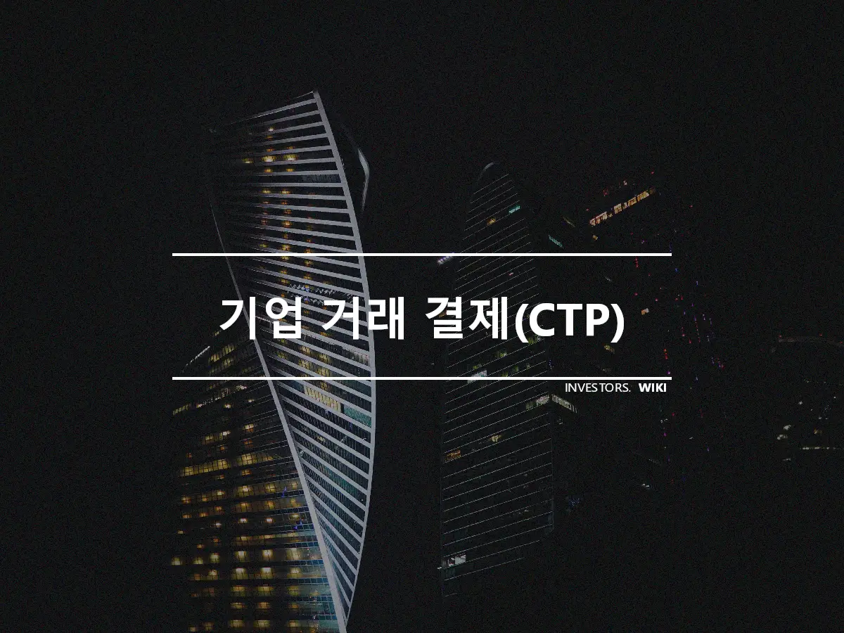 기업 거래 결제(CTP)