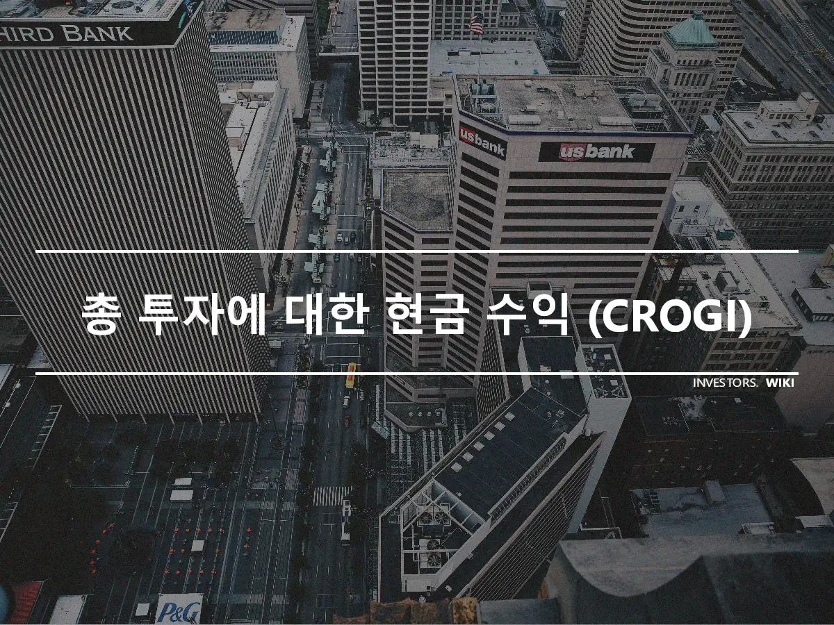 총 투자에 대한 현금 수익 (CROGI)